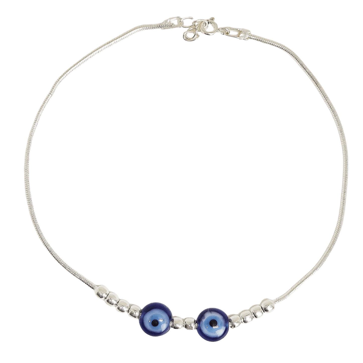 5s Evil Eye Anklet for Women,Anklet,925 silver,rivansh.co