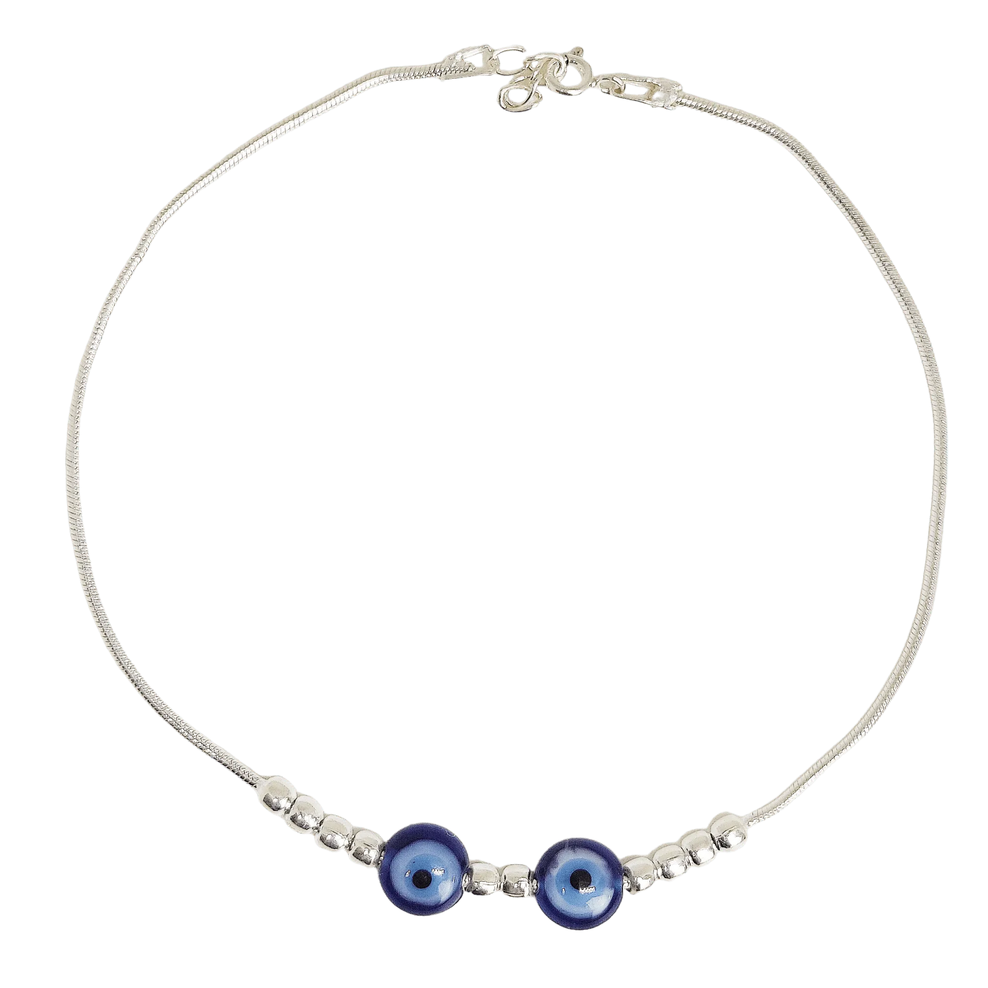 5s Evil Eye Anklet for Women,Anklet,925 silver,rivansh.co
