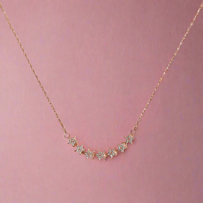 7 Star Silver Neckpiece for Women (92.5 Sterling Silver),Neckpiece,92.5 silver price, 925 silver, 925 silver necklace, 925 sterling silver, fashion jewellery for women, name necklace silver, necklace for girlfriend, silver jewelry, sterling silver, women's infinity necklace,rivansh.co