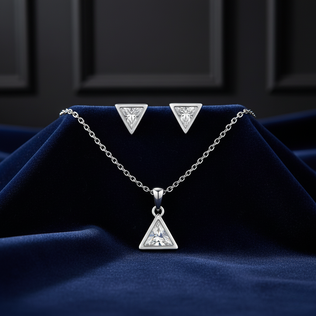 MK3 Sterling Silver Pendant Set