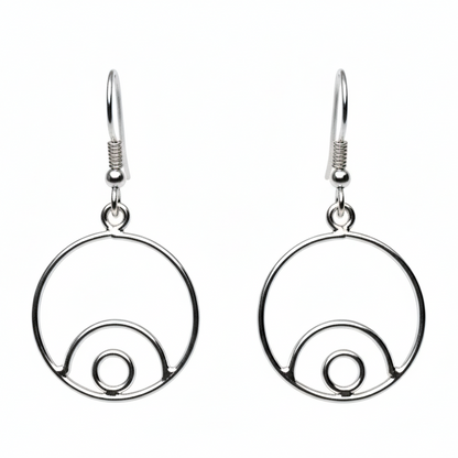 CD Silver Earrings for Women