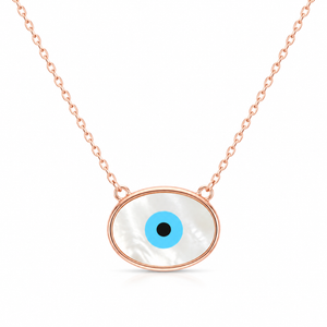 Evil Eye Neckpiece for Women (92.5 Sterling Silver)