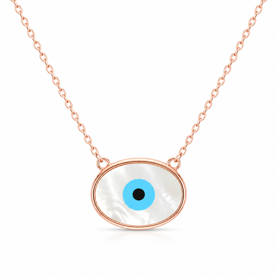 Evil Eye Neckpiece for Women (92.5 Sterling Silver)