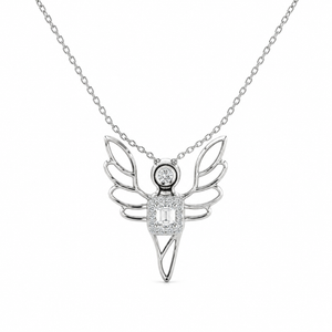 Butterfly Neck Piece for Women (92.5 Sterling Silver)