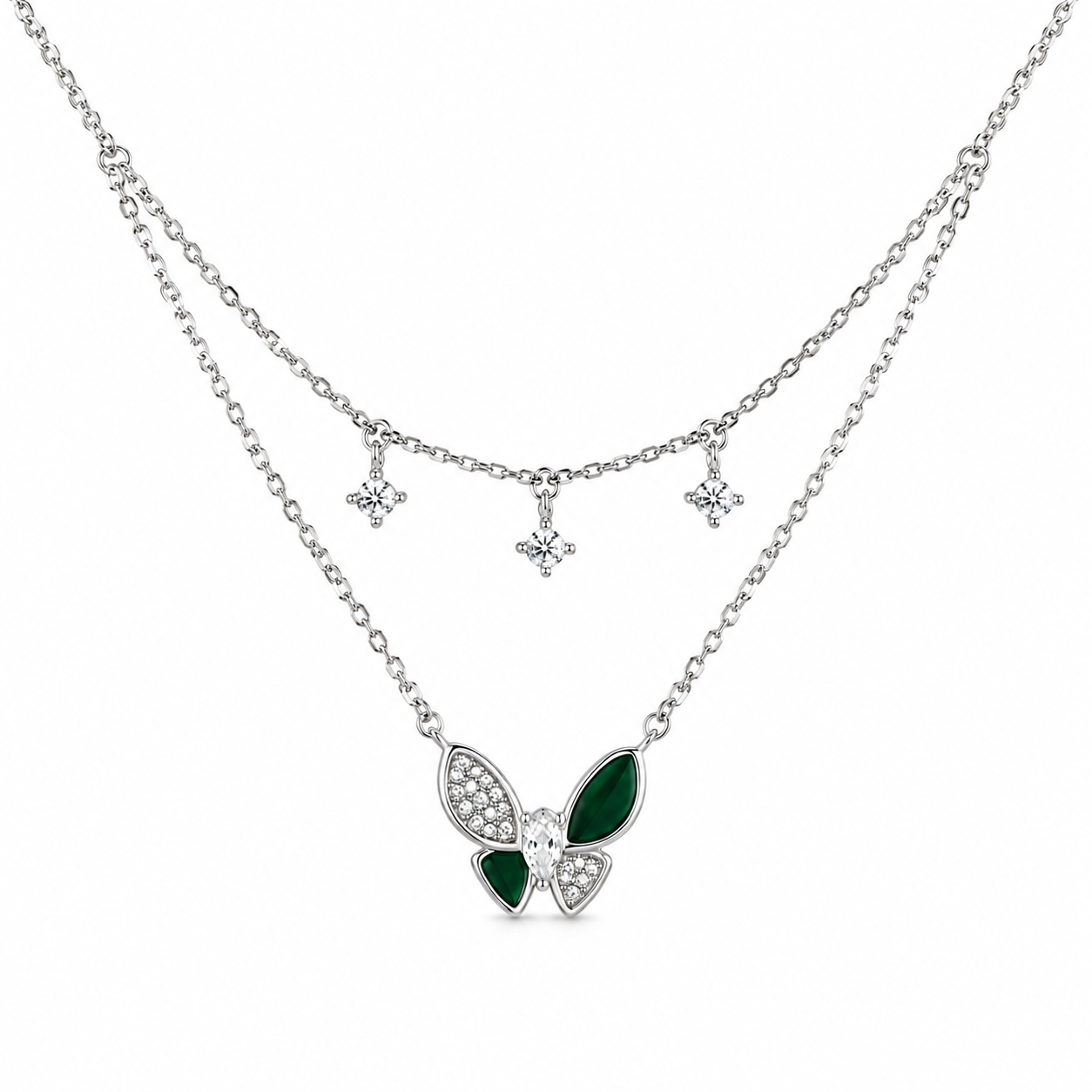 Butterfly Necklace for Women (92.5 Sterling Silver)