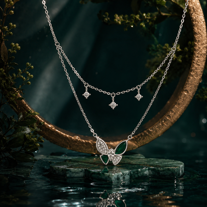 Butterfly Necklace for Women (92.5 Sterling Silver)