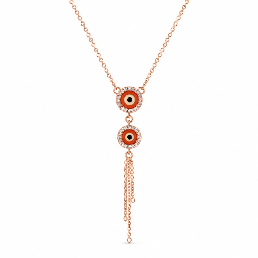Evil Eye Necklace for Women (92.5 Sterling Silver)