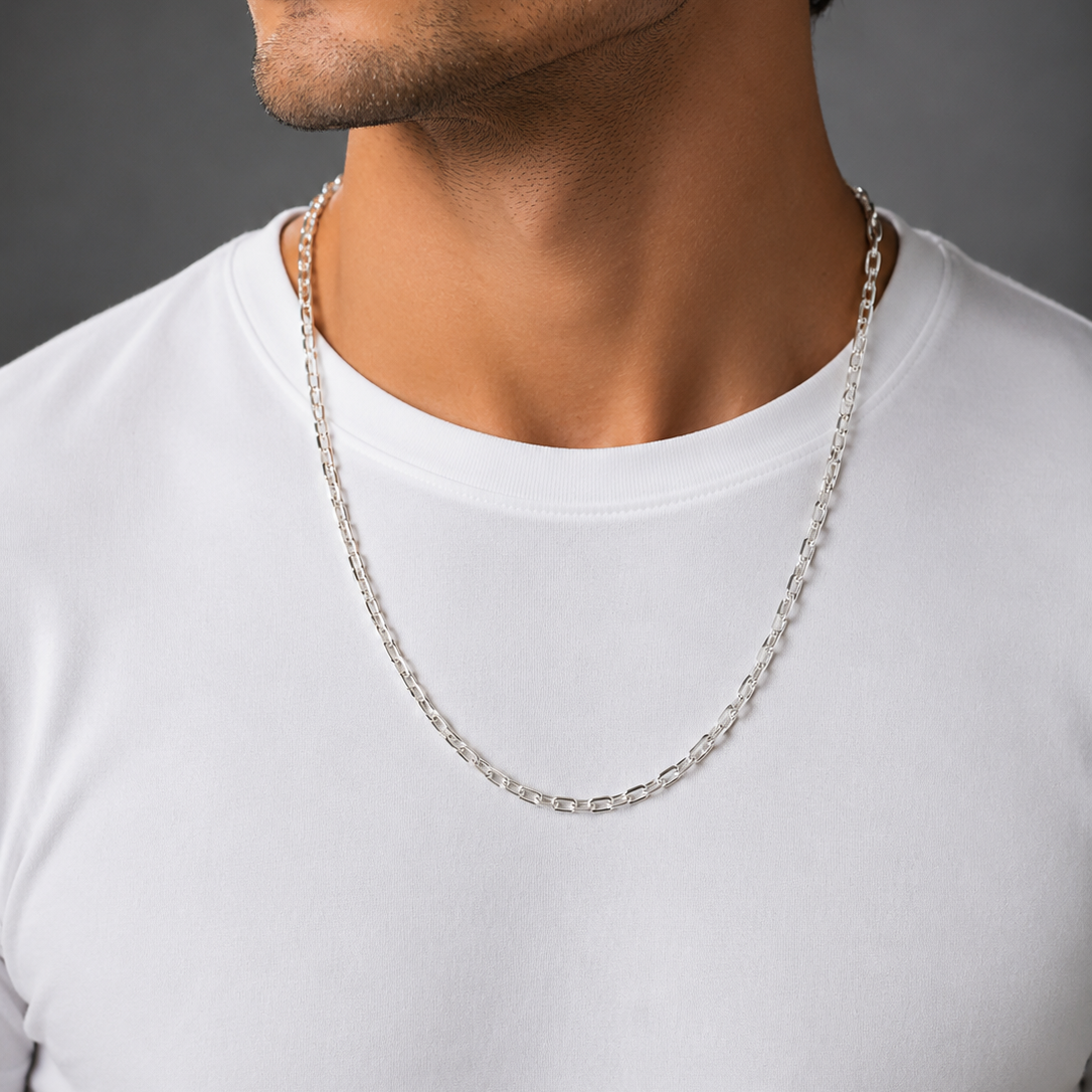 Link 92.5 (Sterling) Silver Chain for Men