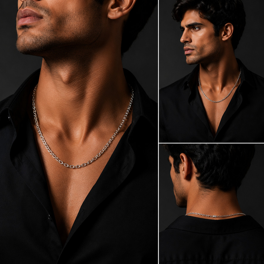 Link 92.5 (Sterling) Silver Chain for Men