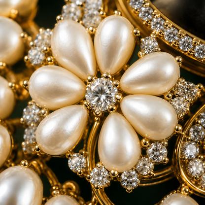 Krishna Shyam Ratna Heritage Brooch Pendant