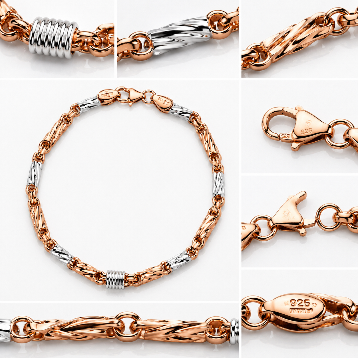 S925 Silver Bracelet for Men