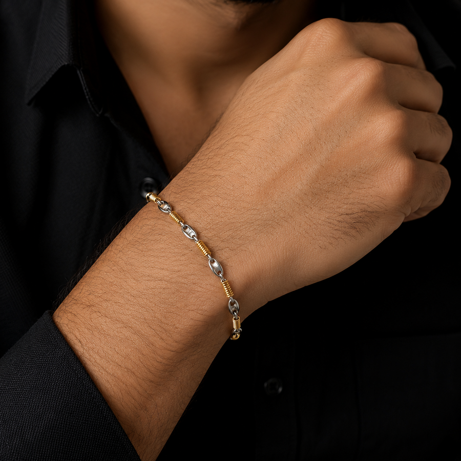 M 925 Silver Bracelet for Men