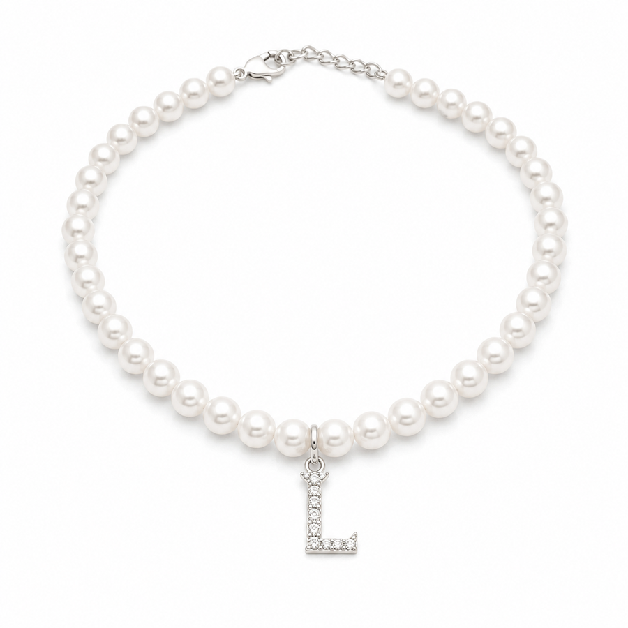 Pearl 925 Sterling Silver Pet Necklace