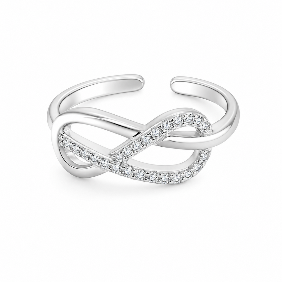 Vittoria Lumi Band – 925 Sterling Silver Toe Ring for Women