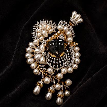 Krishna Shyam Ratna Heritage Brooch Pendant