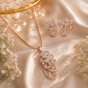 The Entwined Vine Pendent Set for Women