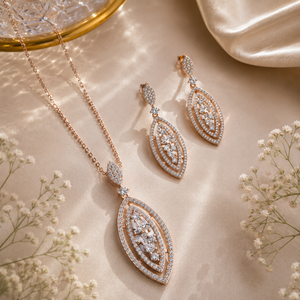 The Gilded Oculus sterling Silver Pendent Set