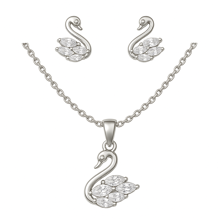 MK4 Sterling Silver Pendant Set