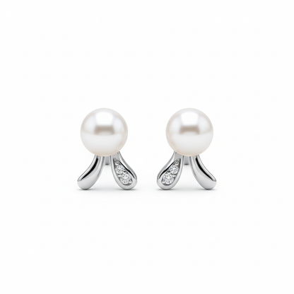 Pearl 925 Studs Earrings for Women