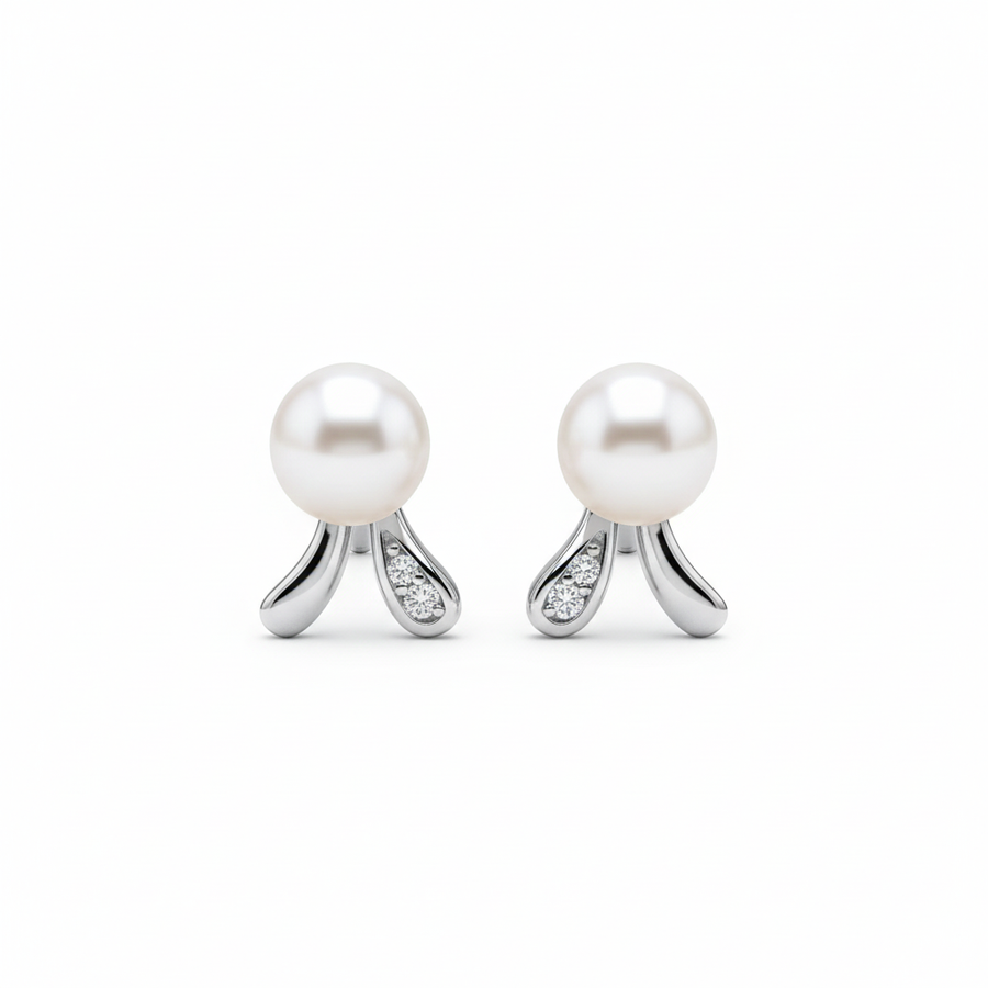 Pearl 925 Studs Earrings for Women