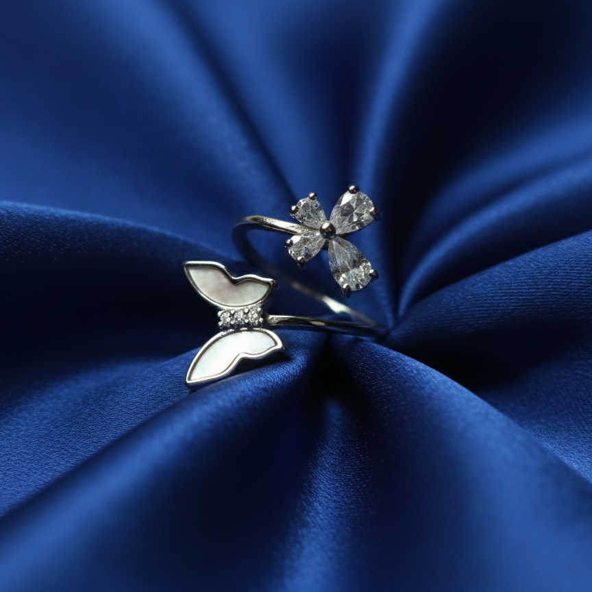 Moonlight Star 92.5 Sterling Silver Ring