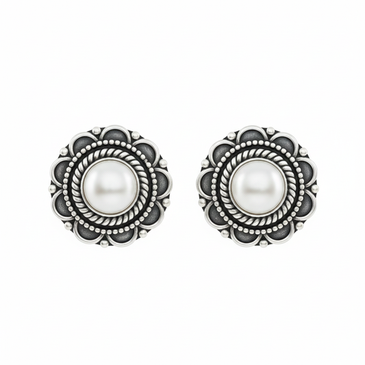 W925 Sterling Silver Earrings for Women - Rivansh