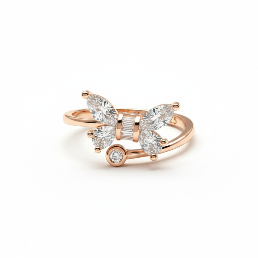 Rivansh galaxy charm multi tier space orbit loop ring in mirror-polished 925 sterling silver core.
