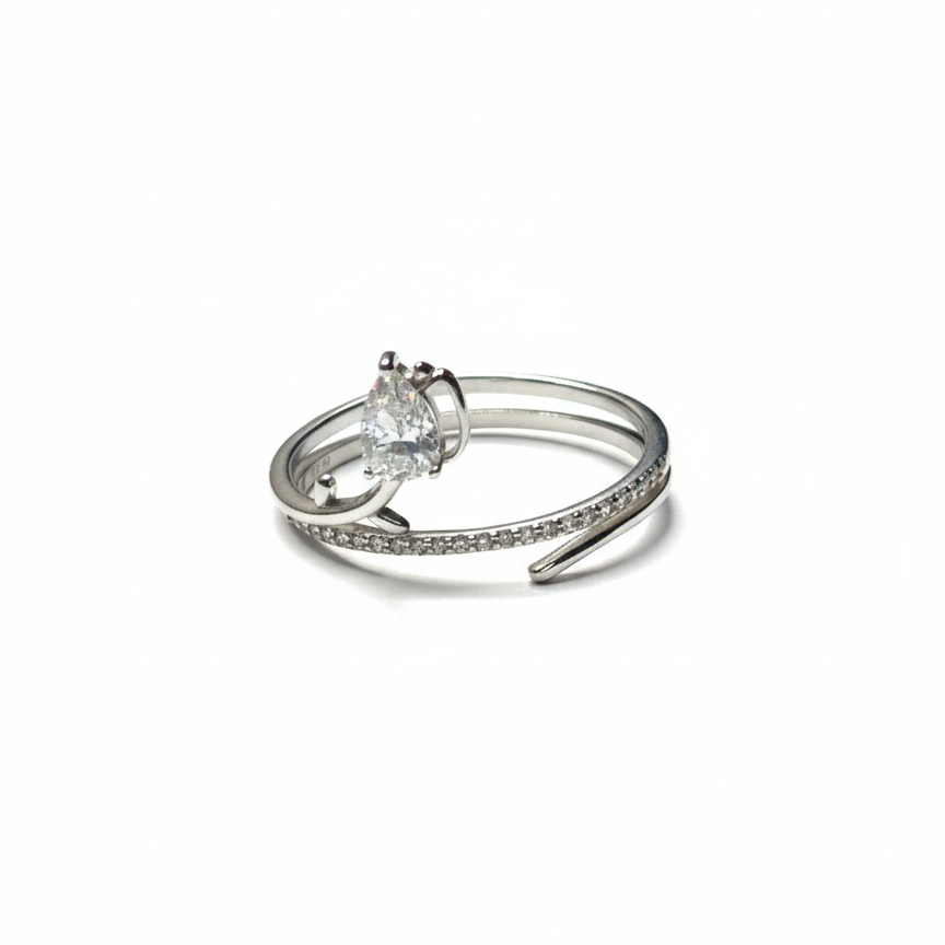 Rivansh nova starburst signature ring in 925 silver featuring an eight point star cluster icon.