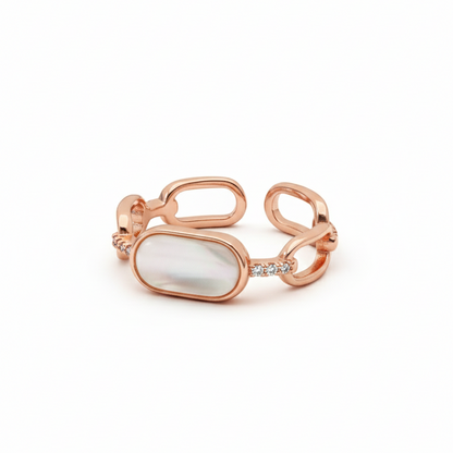 Rivansh regalia crown tiara ring in high-luster polished 925 fine silver set with bright gemstone peaks.