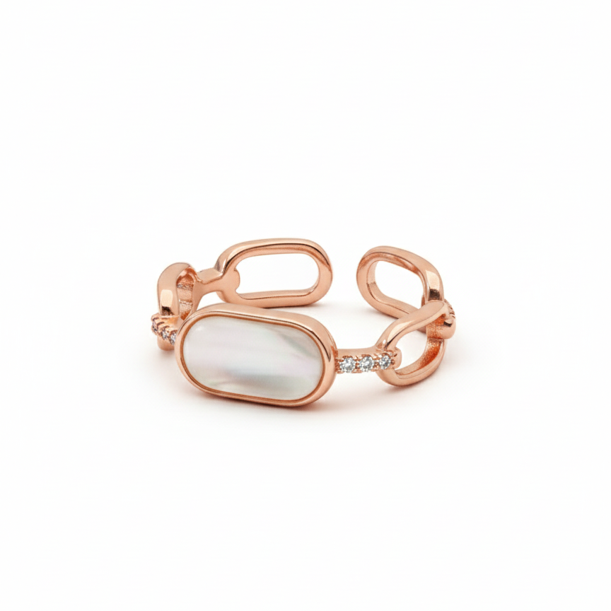 Rivansh regalia crown tiara ring in high-luster polished 925 fine silver set with bright gemstone peaks.