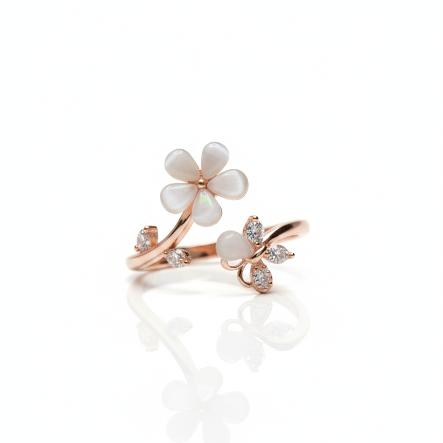 Rivansh stacked multi-row baguette ring set with aligned clean AAA Cubic Zirconia crystals.