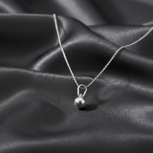 Silver Ball Pendant (92.5 Sterling Silver)