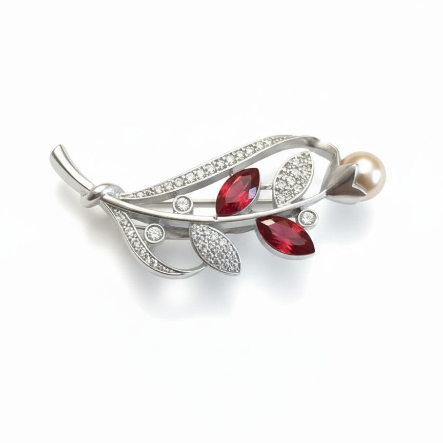 Sterling Silver Brooch (92.5 Sterling Silver)