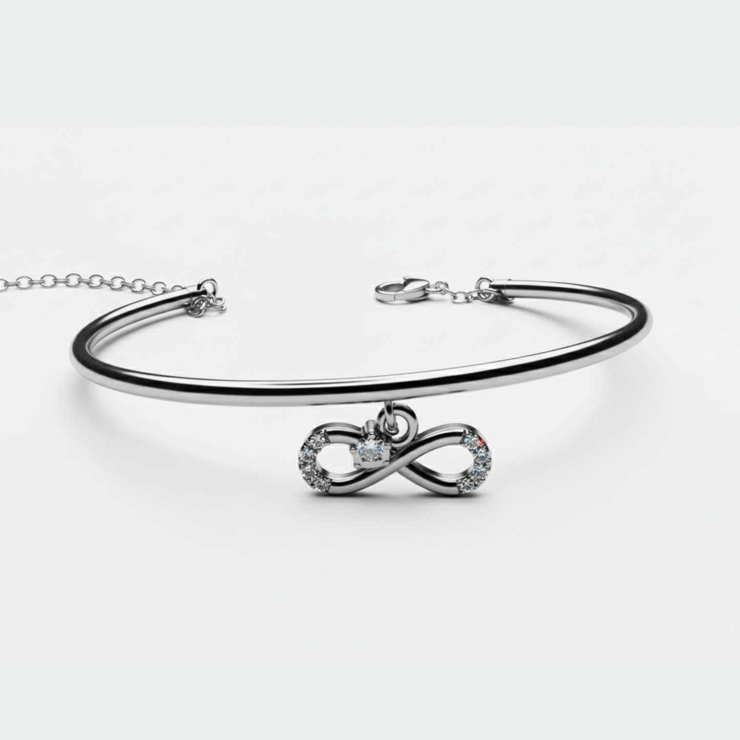 The Infinity Sterling Silver Cuff Bracelet for Women