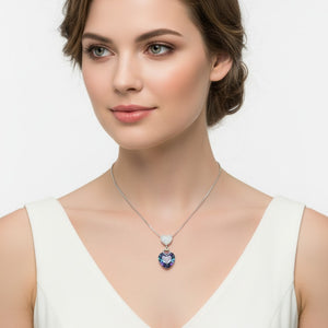 Heart Pendant 925 Sterling Silver Necklace