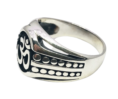 Aum Silver Ring for Men – Rivansh