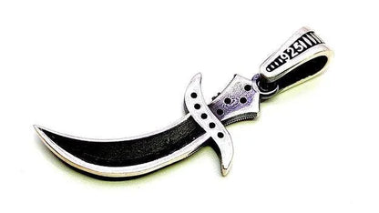 Black Sword Sterling Silver Pendent for Men,Pendant,925 silver,rivansh.co