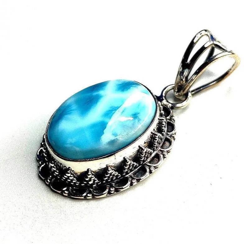 Blue Maharani Pendent for Women,Pendant,925 silver,rivansh.co