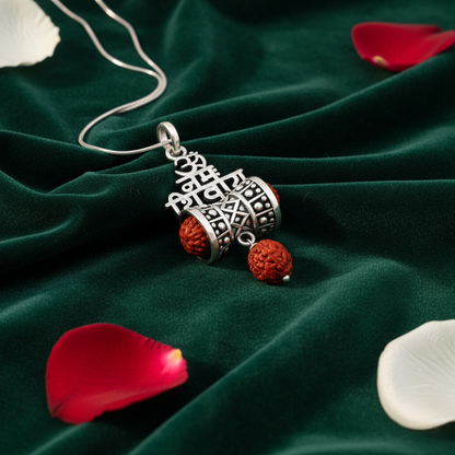 Aum Silver Pendent for Men/Women