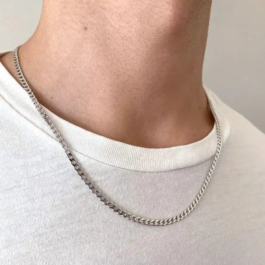 Chunky 92.5 (Sterling) Silver Chain for Men,Chain,925 silver,rivansh.co