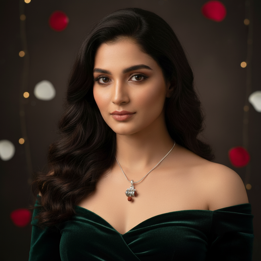 Aum Silver Pendent for Men/Women