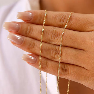 Rivansh 16-Inch 22k Gold Plated Sterling Silver Chain