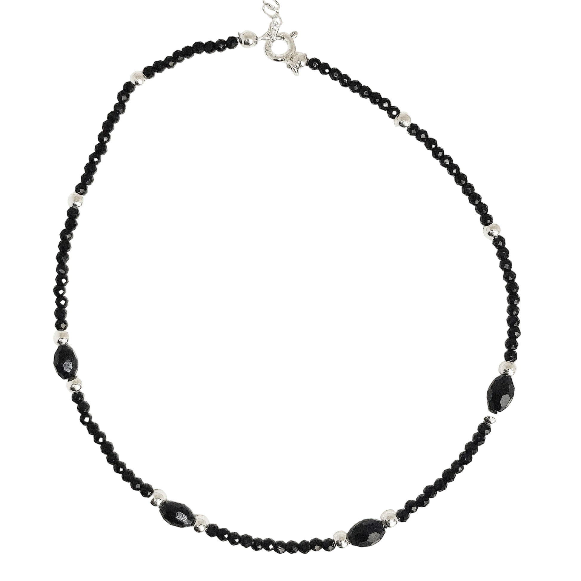 E4 Pearl Silver Anklet for Women - Rivansh