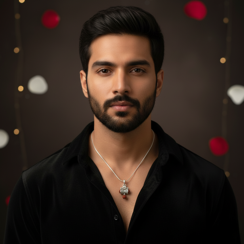 Aum Silver Pendent for Men/Women