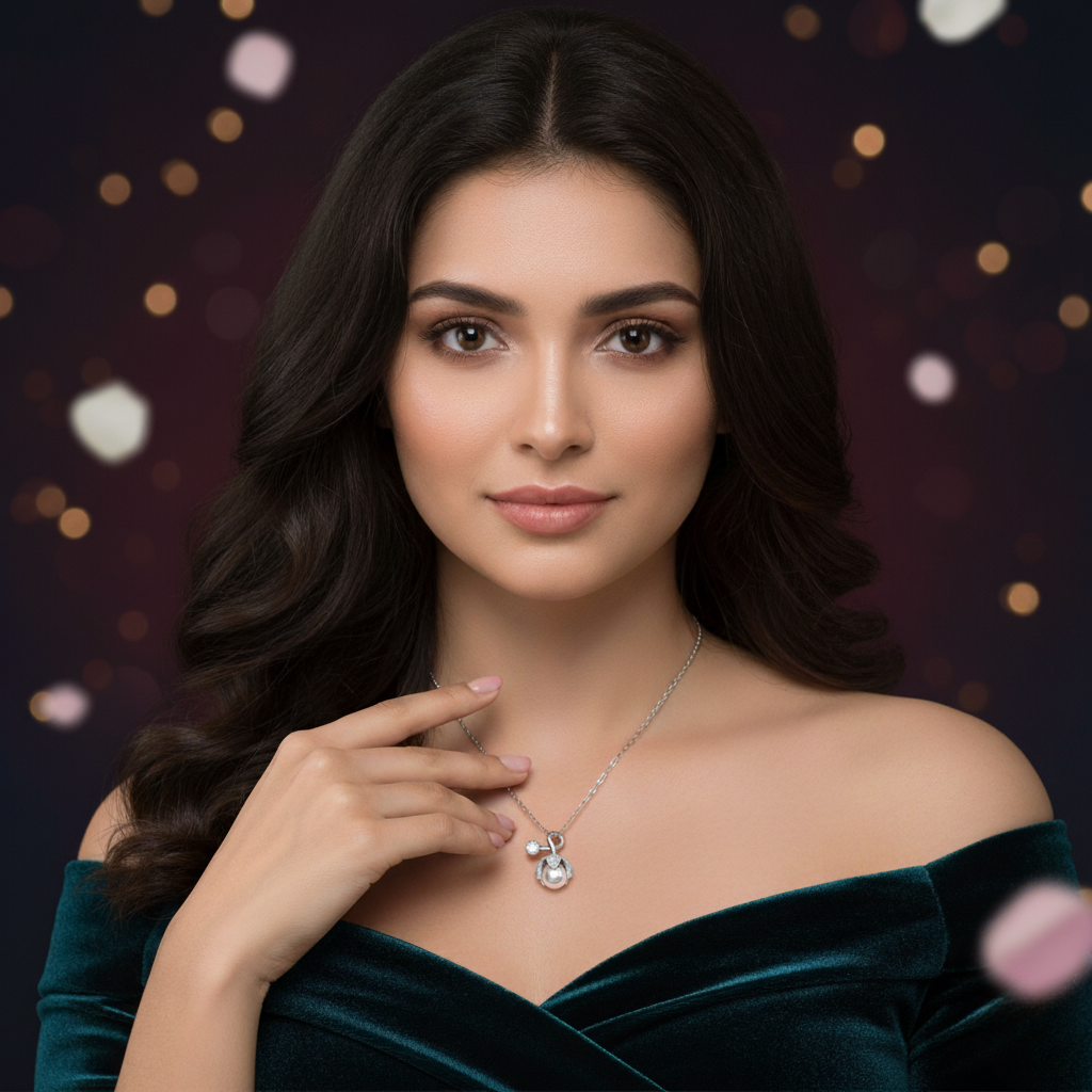 Floréal Pearl Pendent Sterling Silver for Women