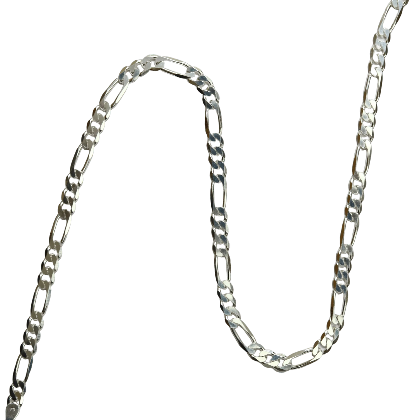 Figaro Sterling(925) Chain for Women | Rivansh Jewels | 925 Sterling Silver Jewelry Store | Rivansh.co | Luxury Sterling Silver Jewellery Online