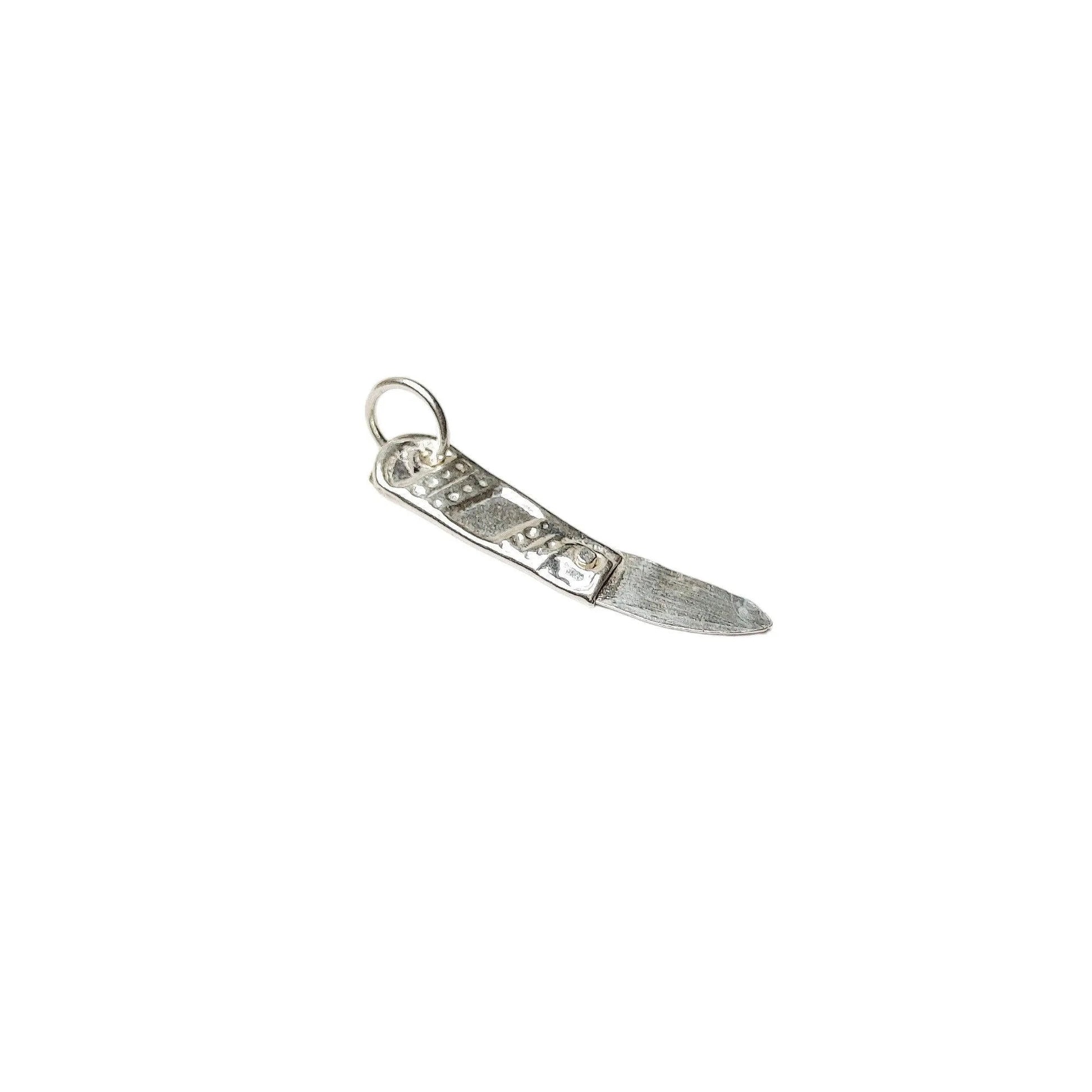 Knife Silver Pendant (92.5 Sterling Silver) | Rivansh Jewels | 925 Sterling Silver Jewelry Store | Rivansh.co | Luxury Sterling Silver Jewellery Online