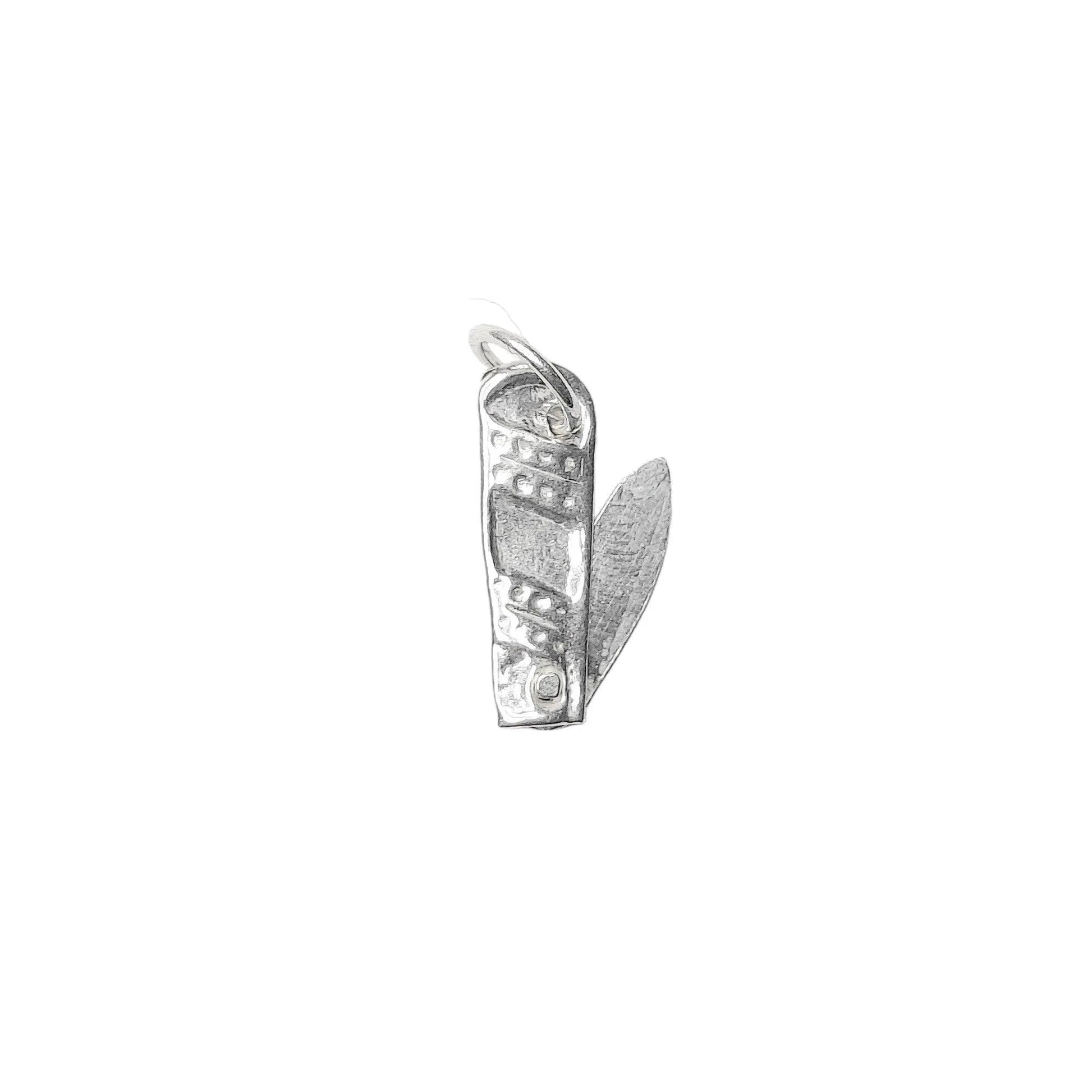 Knife Silver Pendant (92.5 Sterling Silver) | Rivansh Jewels | 925 Sterling Silver Jewelry Store | Rivansh.co | Luxury Sterling Silver Jewellery Online