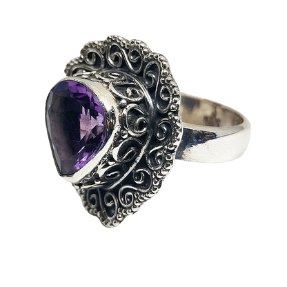 Maharani Ring for Women (Purple) - Rivansh