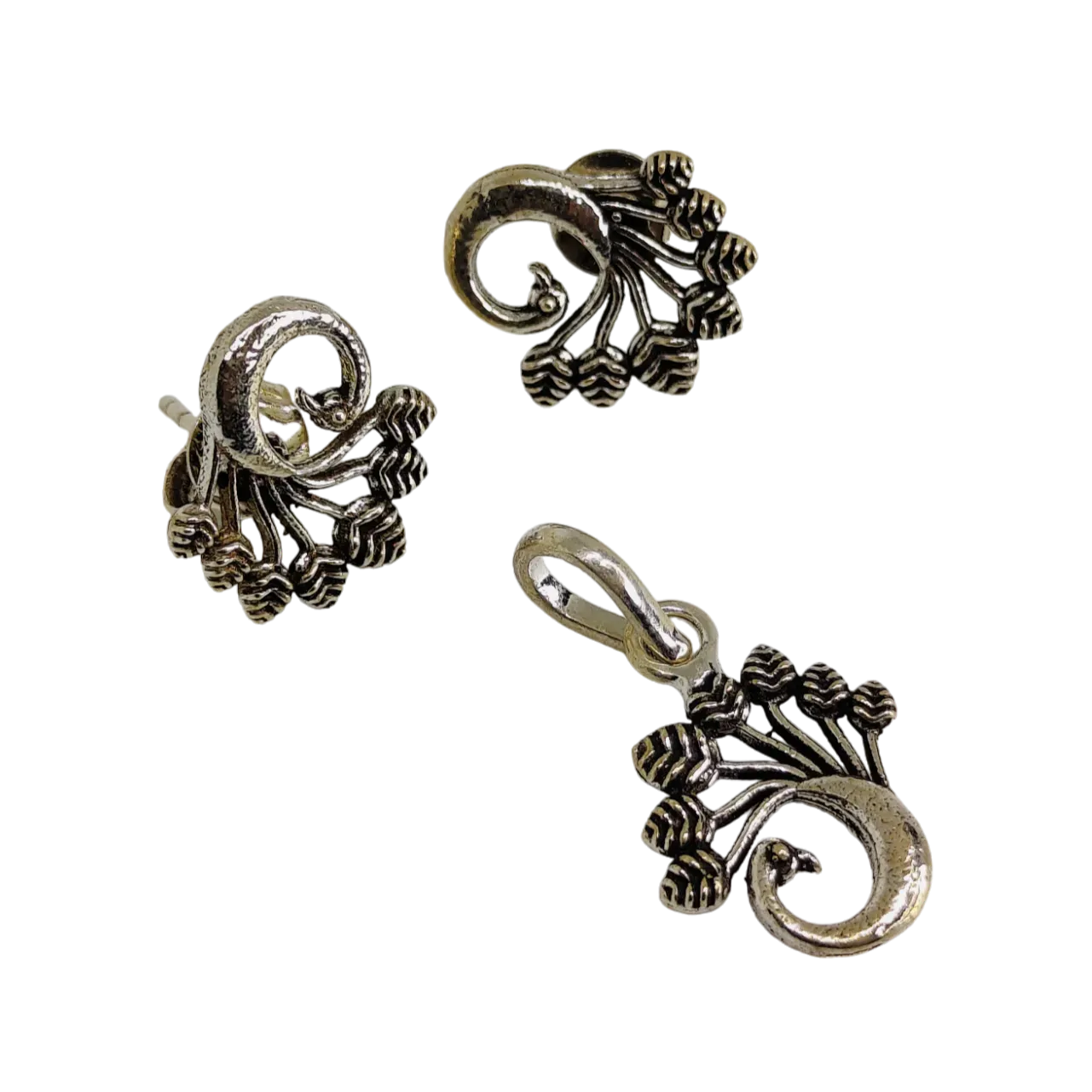 Peacock Pendent Set For Women - Rivansh